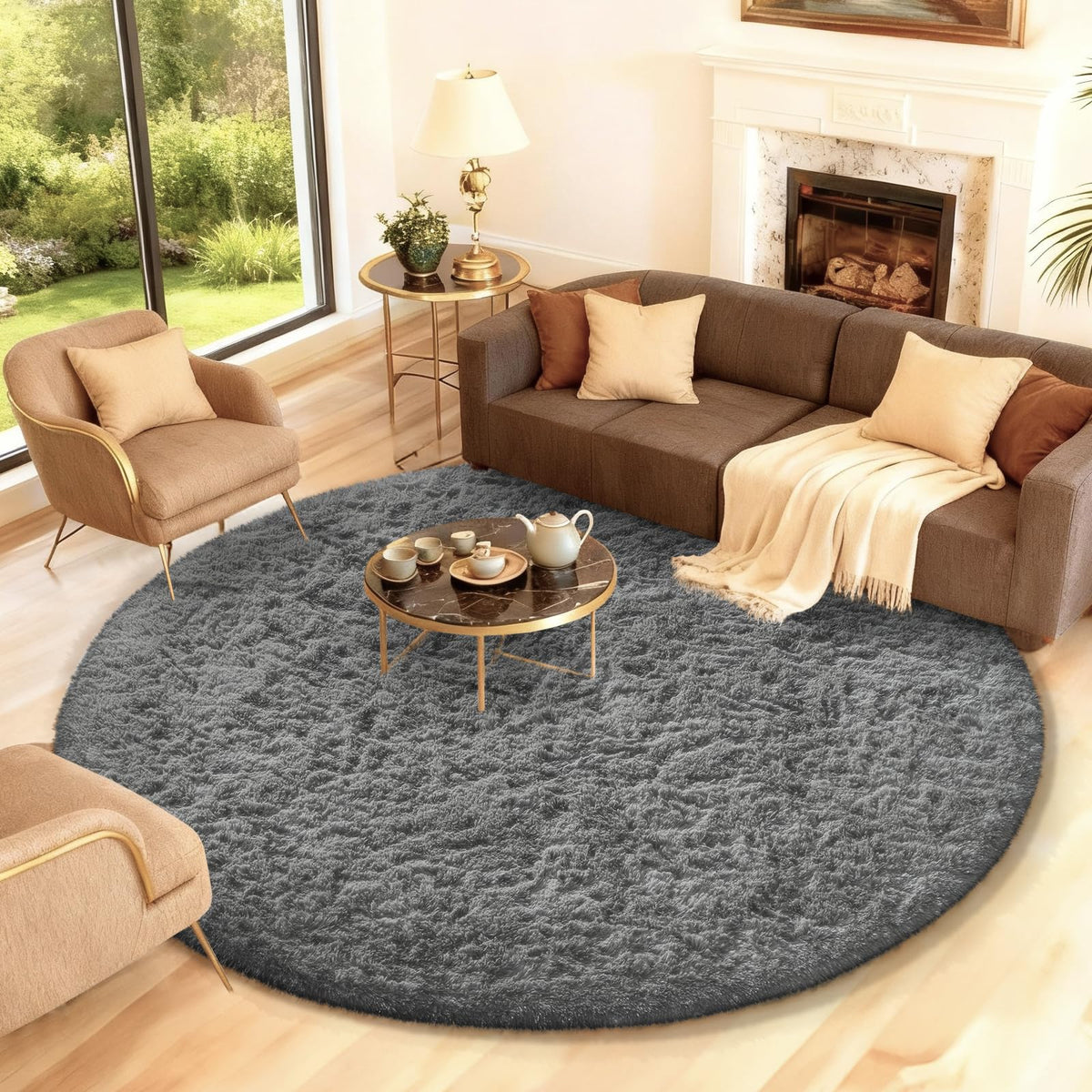 Ophanie Soft Area Rug for Bedroom and Living Room