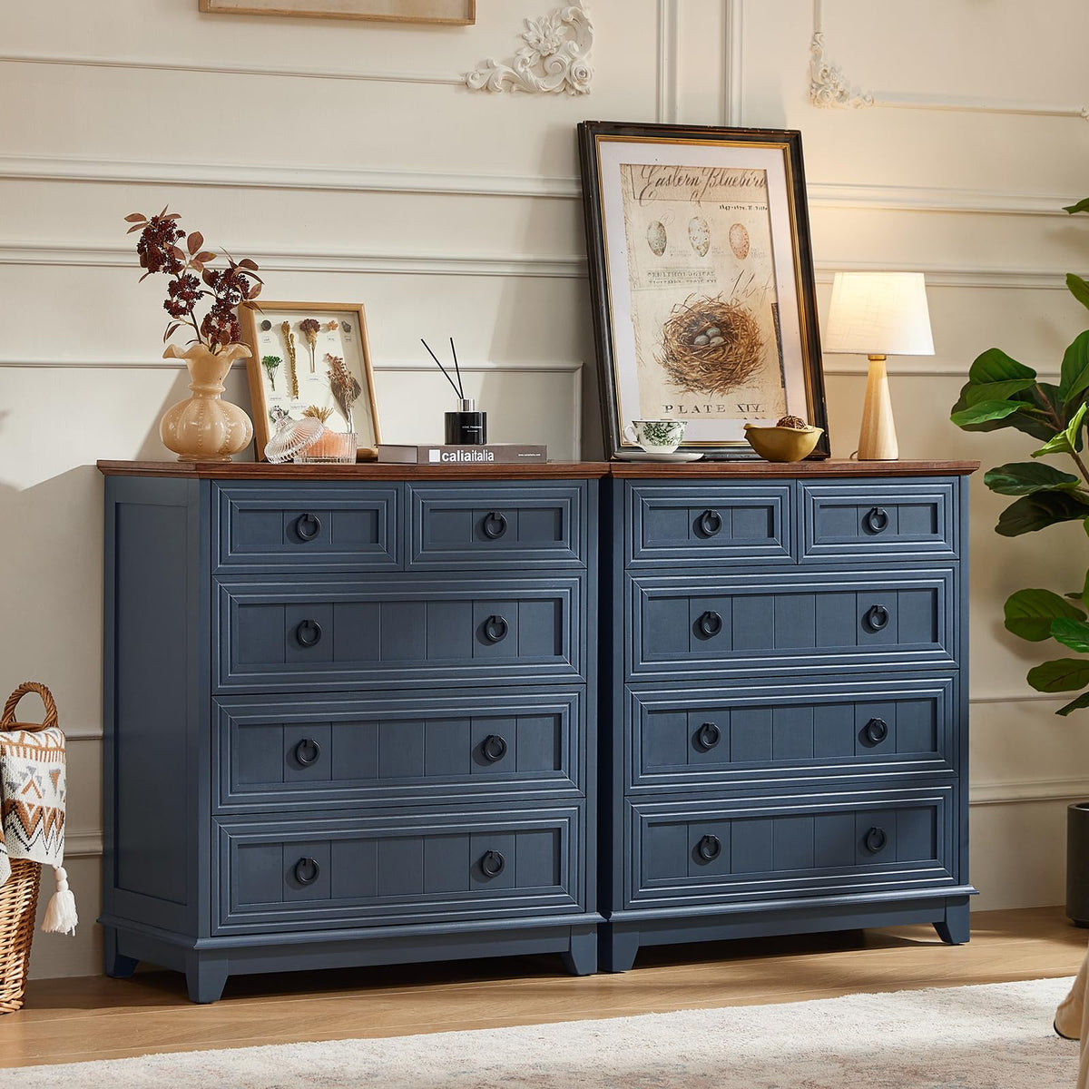 Joaxswe Nightstands with Drawers for Bedroom & Living Room