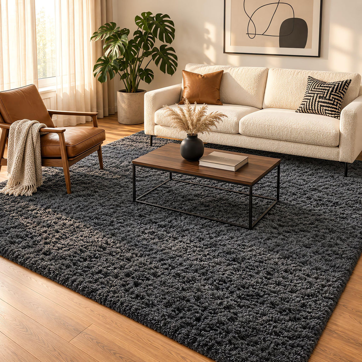 Ophanie Soft Area Rug for Bedroom and Living Room