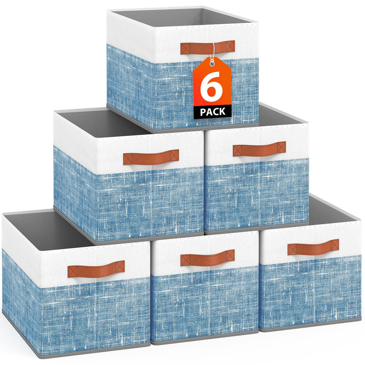 Fab Totes Storage Bins for Home & Closet Organization