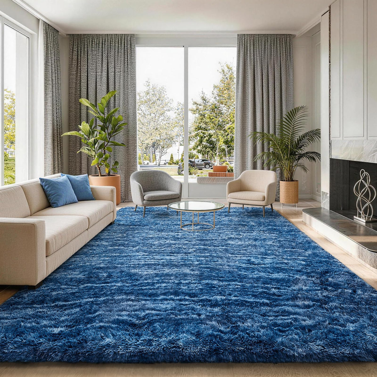 Ophanie Soft Area Rug for Bedroom and Living Room