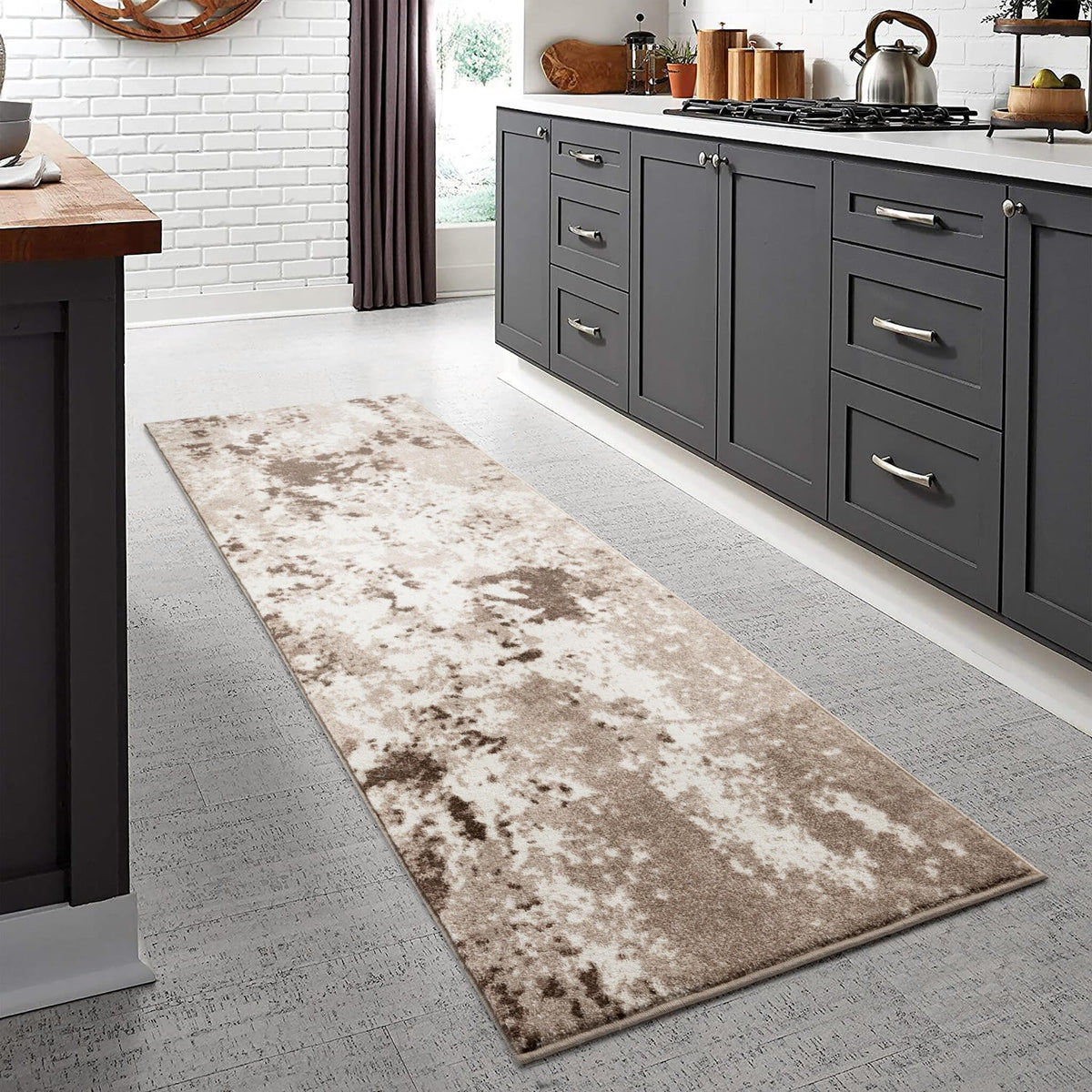Keen Home Design 8x10 Non-Shedding Abstract Area Rug