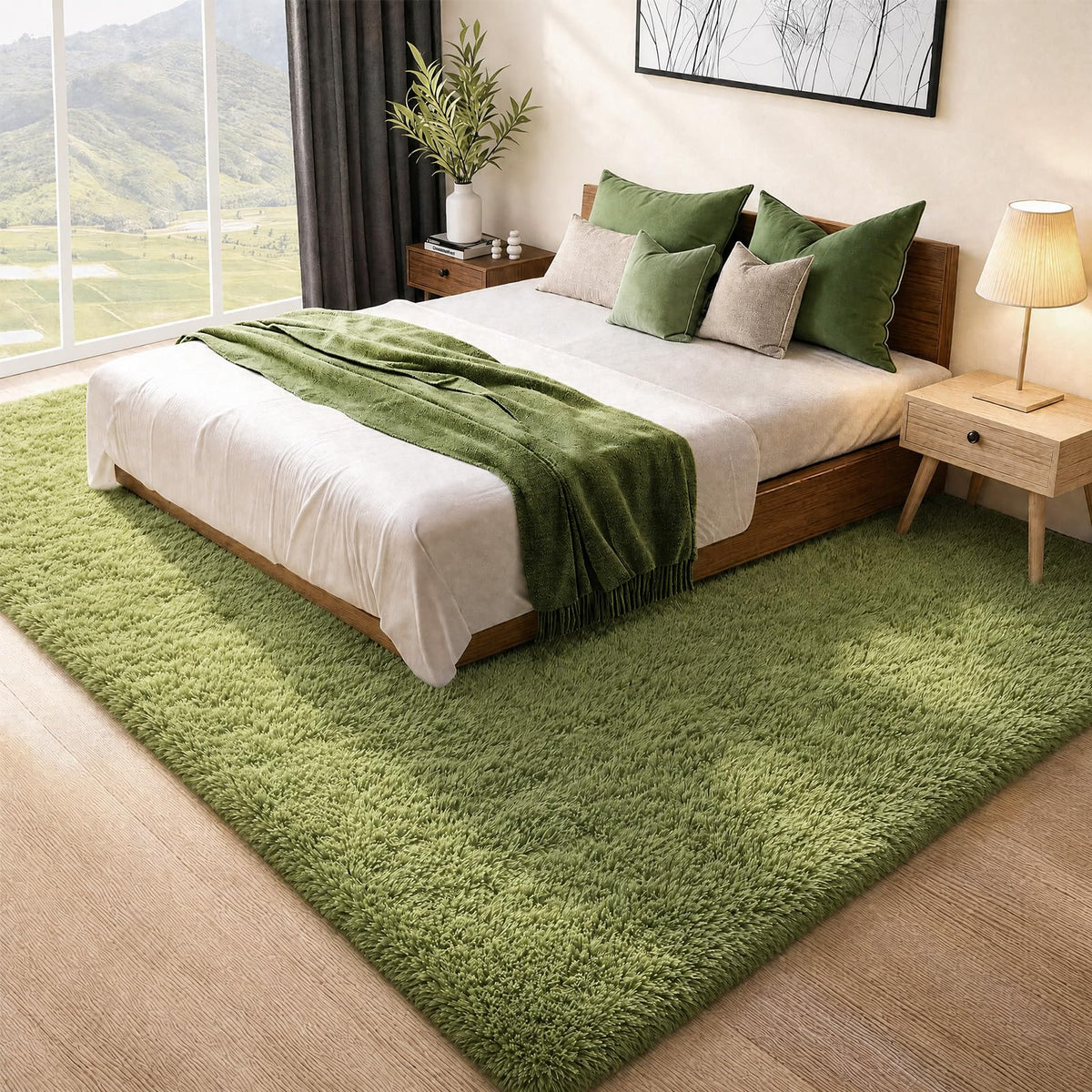 Ophanie Soft Area Rug for Bedroom and Living Room