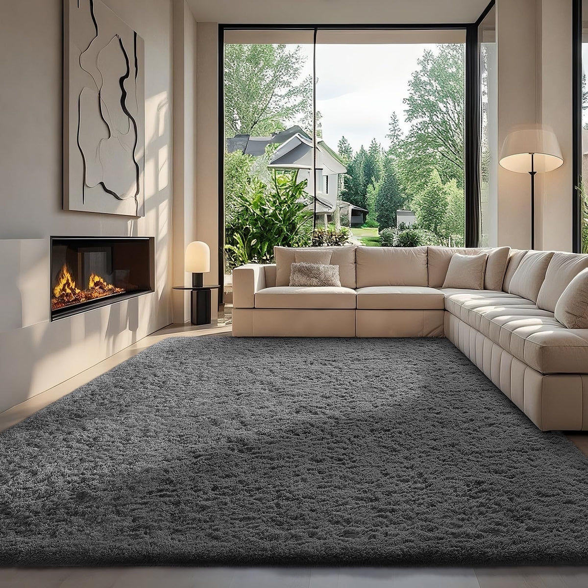 Ophanie Soft Area Rug for Bedroom and Living Room