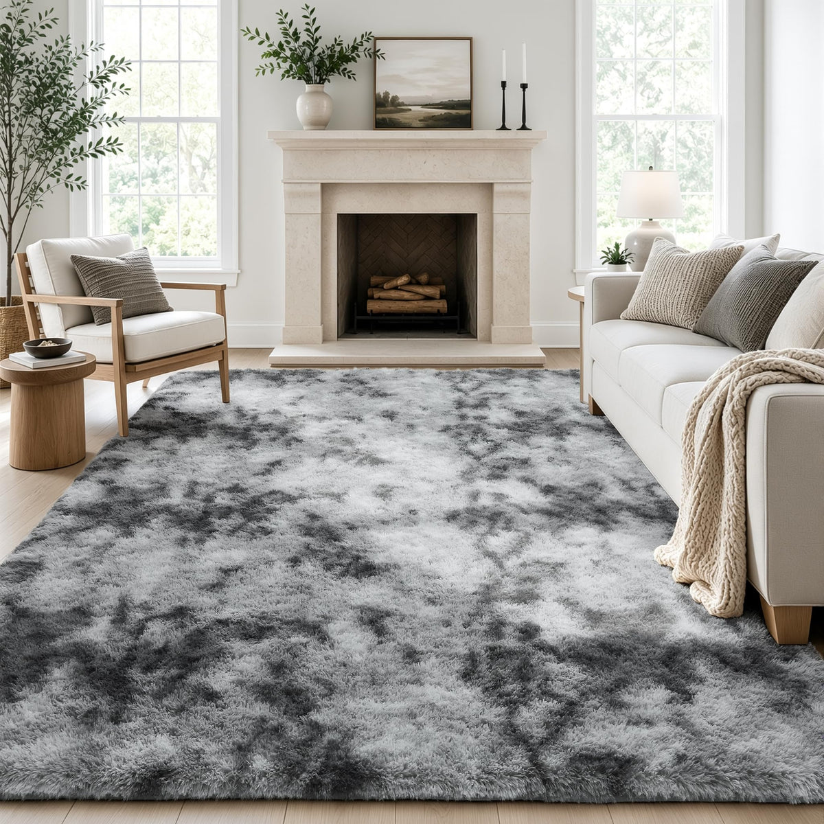 Ophanie Soft Area Rug for Bedroom and Living Room